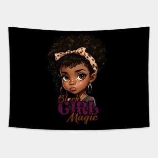 Black Girl Magic, Black Girl, Black Queen, Black Woman, Black History Tapestry