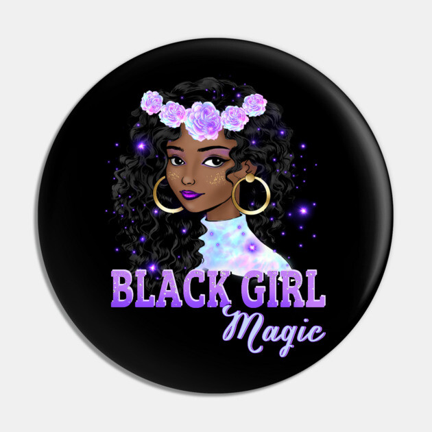 Black Girl Magic, Black Queen, Black Woman, Black History Pin by UrbanLifeApparel
