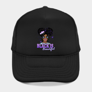 Black is Beautiful, Black Girl Magic, Black Queen, Black Woman, Black History Hat