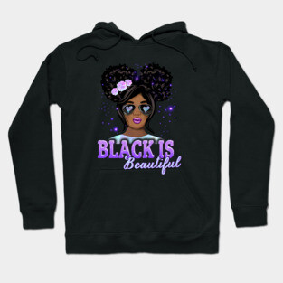 Black is Beautiful, Black Girl Magic, Black Queen, Black Woman, Black History Hoodie