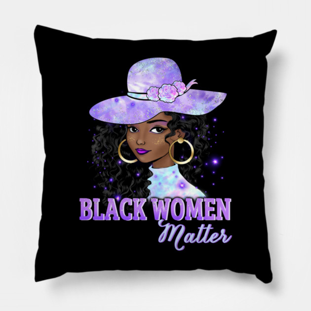 Black Women Matter, Black Girl Magic, Black Queen, Black Woman, Black History Pillow by UrbanLifeApparel