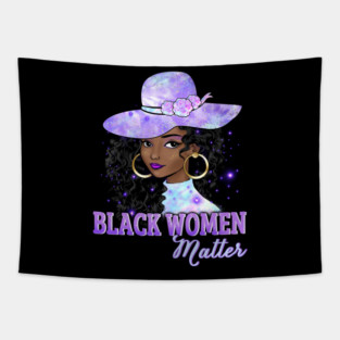 Black Women Matter, Black Girl Magic, Black Queen, Black Woman, Black History Tapestry