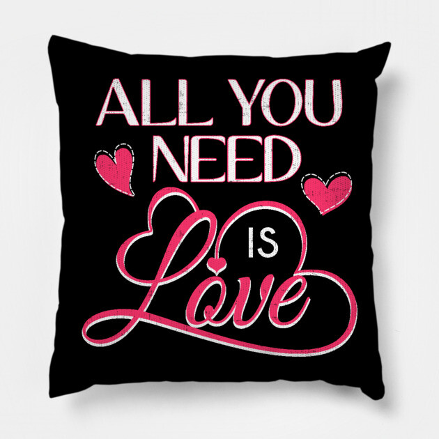 All You Need Is Love Pillow by belownormal