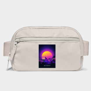 City Skyline 80s Synthwave Bag