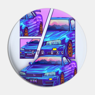 Nissan Skyline Gtr R34 Car Pin