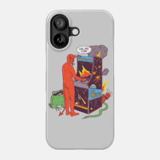 Satan Controlling the Universe Phone Case