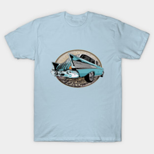 Blue 57 Chevrolet Nomad T-Shirt