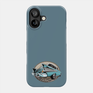 Blue 57 Chevrolet Nomad Phone Case