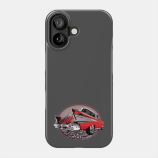 Red 57 Chevrolet Nomad Phone Case