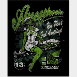 "ANESTHESIA" Posters and Art