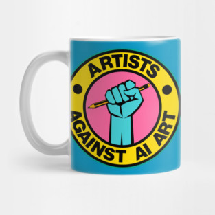 Artists Against AI Art Mug
