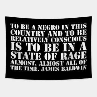 To be a Negro in this country, James Baldwin, Black History Tapestry