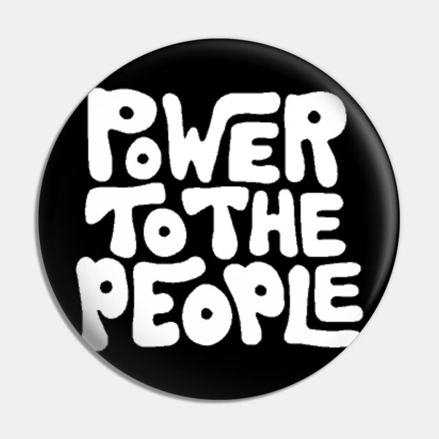 Power To the People, Black History, Black Lives Matter Pin by UrbanLifeApparel