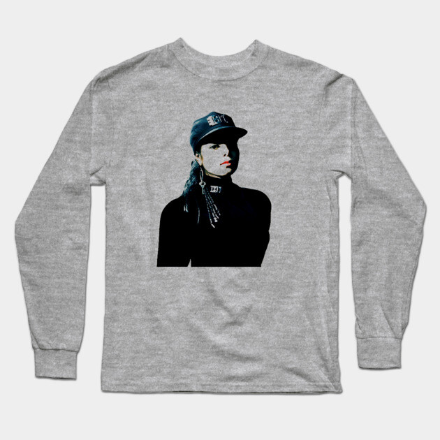 Janet, Rhythm Nation, Black History, Black Music Long Sleeve T-Shirt by UrbanLifeApparel