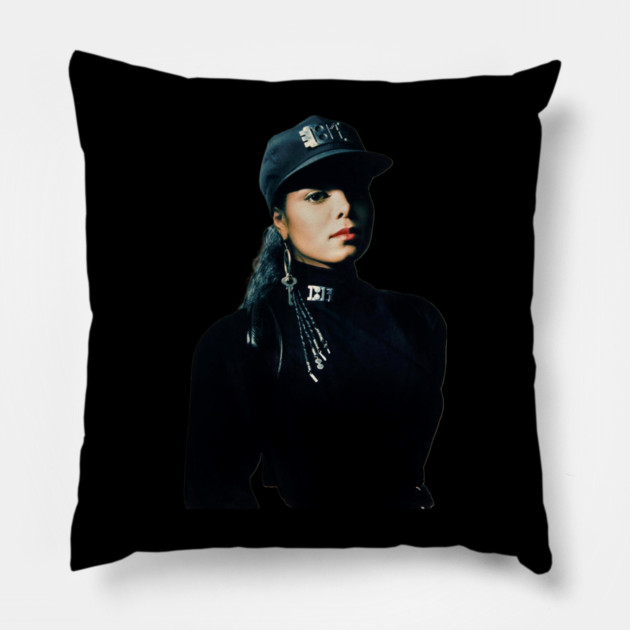 Janet, Rhythm Nation, Black History, Black Music Pillow by UrbanLifeApparel