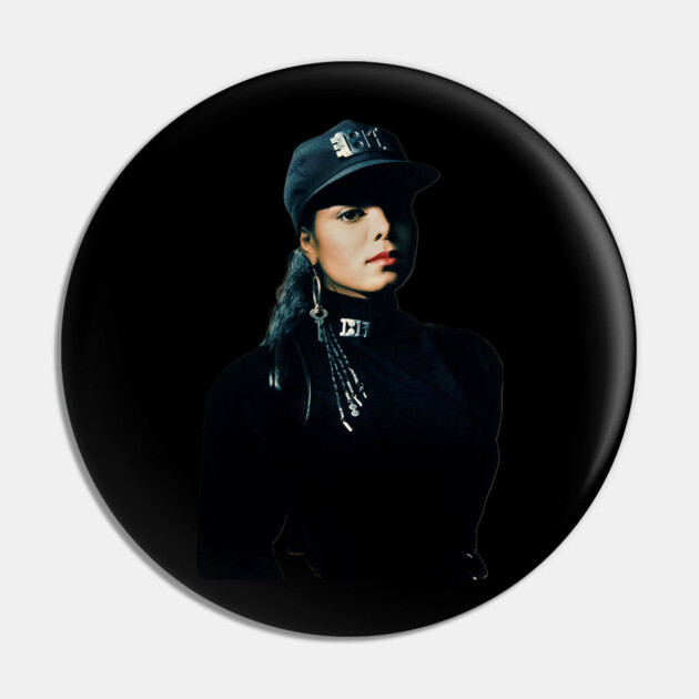 Janet, Rhythm Nation, Black History, Black Music Pin by UrbanLifeApparel