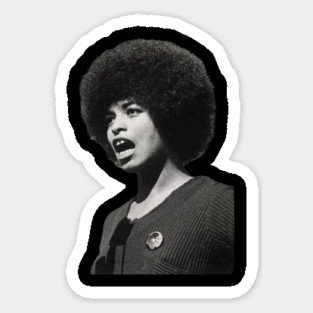 Angela Davis, Black Woman, Black History, Black Lives Matter Magnet