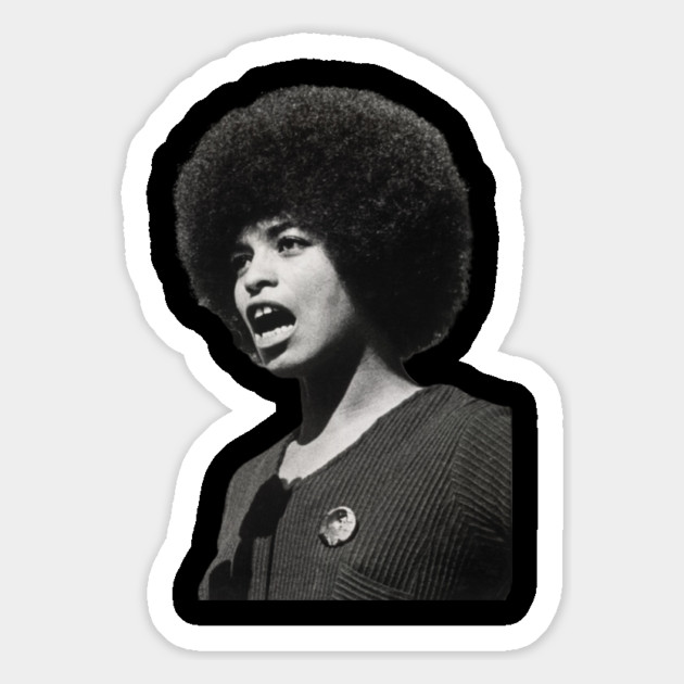 Angela Davis, Black Woman, Black History, Black Lives Matter Magnet by UrbanLifeApparel