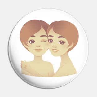 Gemini Zodiac Sign Pin