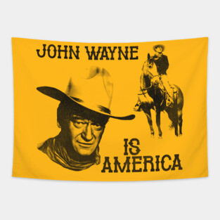 John Wayne is America Tapestry