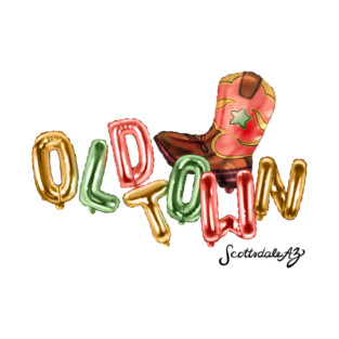 Old Town Scottsdale Balloons T-Shirt