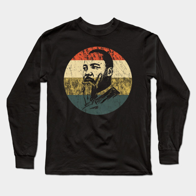 Martin Luther King, I have a Dream, Black History, Black Lives Matter Long Sleeve T-Shirt by UrbanLifeApparel