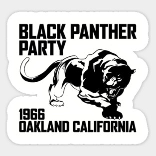 Black Panther Party, Oakland CA 1966, Civil Rights, Black Lives Matter Sticker