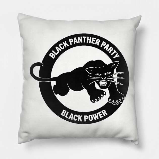 Black Panther Party, Black Power, Civil Rights, Black Lives Matter Pillow by UrbanLifeApparel
