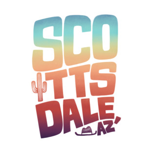 Scottsdale Rainbow Type T-Shirt