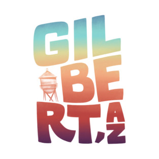 Gilbert Rainbow Type T-Shirt
