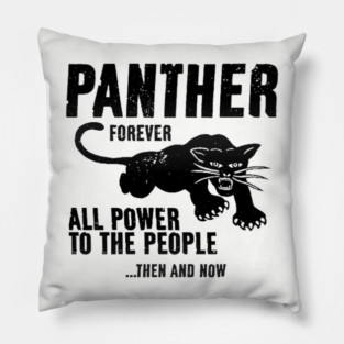 Black Panther Party, All Power To The People, Civil Rights, Black Lives Matter Pillow