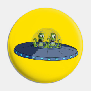 Kang and Kodos Pin