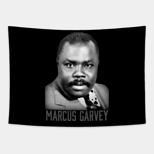 Marcus Garvey, Black History, Black Lives Matter Tapestry by UrbanLifeApparel