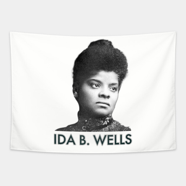 Ida B. Wells, Black History, Black Lives Matter Tapestry by UrbanLifeApparel