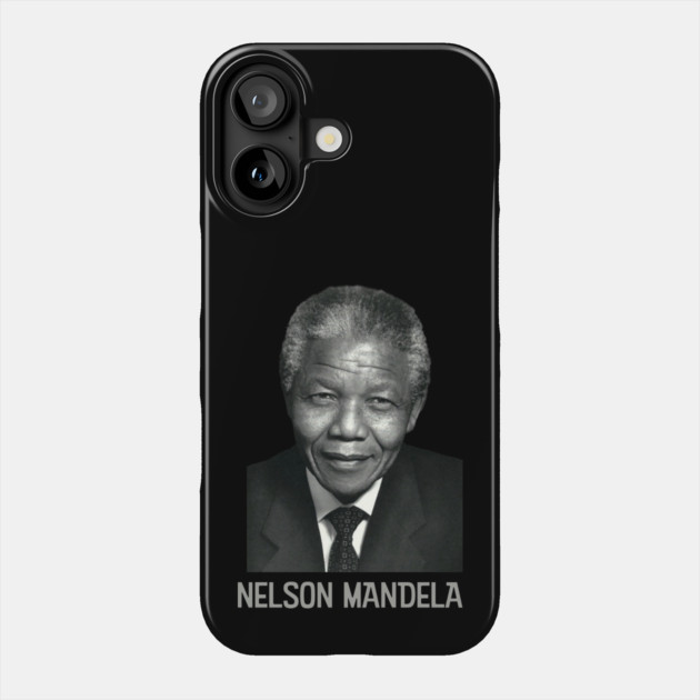 Nelson Mandela, Black History, World History Phone Case by UrbanLifeApparel