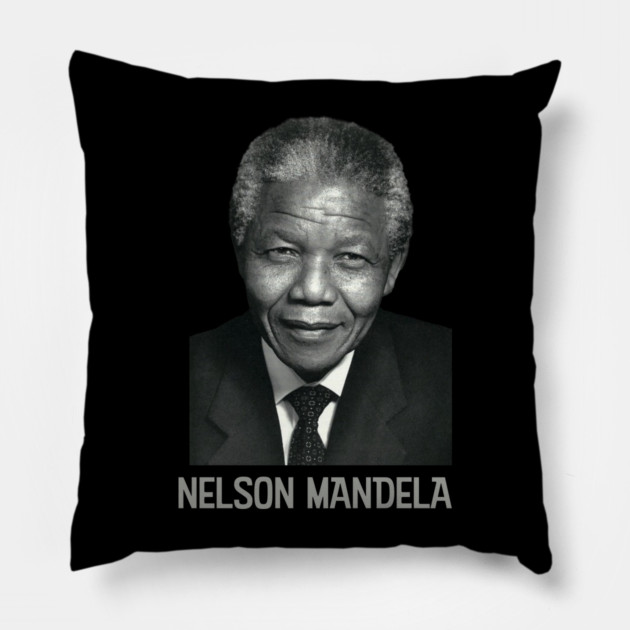 Nelson Mandela, Black History, World History Pillow by UrbanLifeApparel