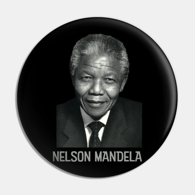 Nelson Mandela, Black History, World History Pin by UrbanLifeApparel