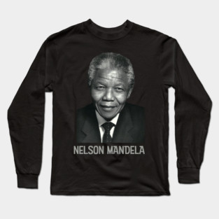 Nelson Mandela, Black History, World History Long Sleeve T-Shirt