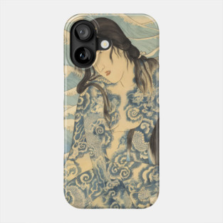 Tattoo woman - Japanese Vintage Art Ukiyo-e Phone Case