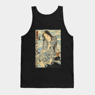 Tattoo woman - Japanese Vintage Art Ukiyo-e Tank Top