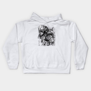 Watercolor predator Kids Hoodie