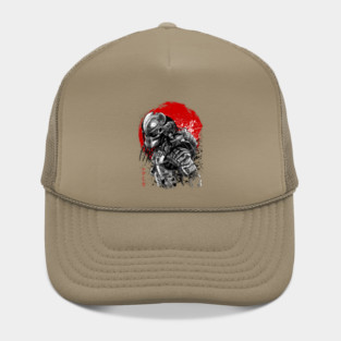 Watercolor Sun ukiyo-e predator Hat