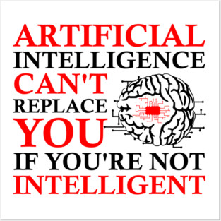 Artificial Intelligence Algorithm Programmer AI Developer Posters and Art