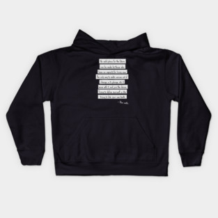 Alan watts Kids Hoodie