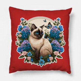 Siamese cat Pillow