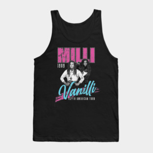 Milli Vanilli Concert Tour 1989 Tank Top