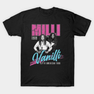 Milli Vanilli Concert Tour 1989 T-Shirt