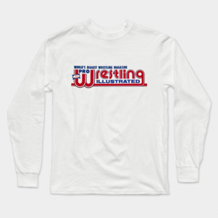 Pro Wrestling Illustrated 70s Logo Long Sleeve T-Shirt