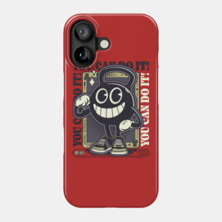 Stay Strong - Fitness Motivation Cartoon 01 Phone Case