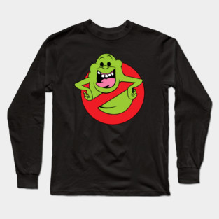 Slimer Ghostbuster Long Sleeve T-Shirt